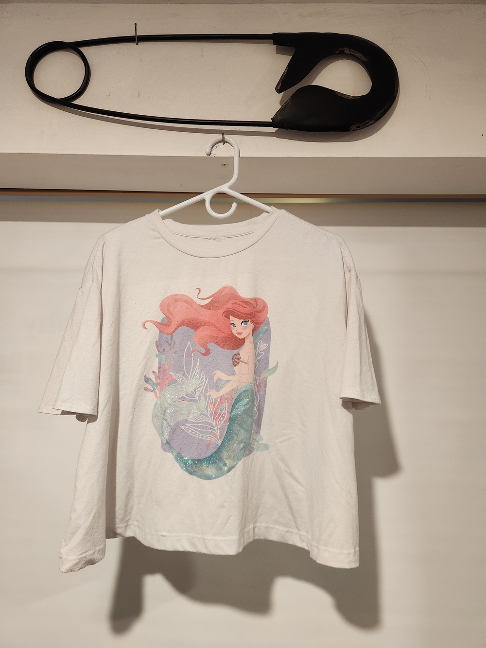 Womens Cream Ariel Graphic Tee